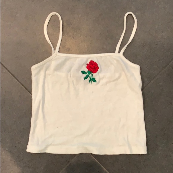 Brandy Melville Rose Tank - Picture 3 of 3
